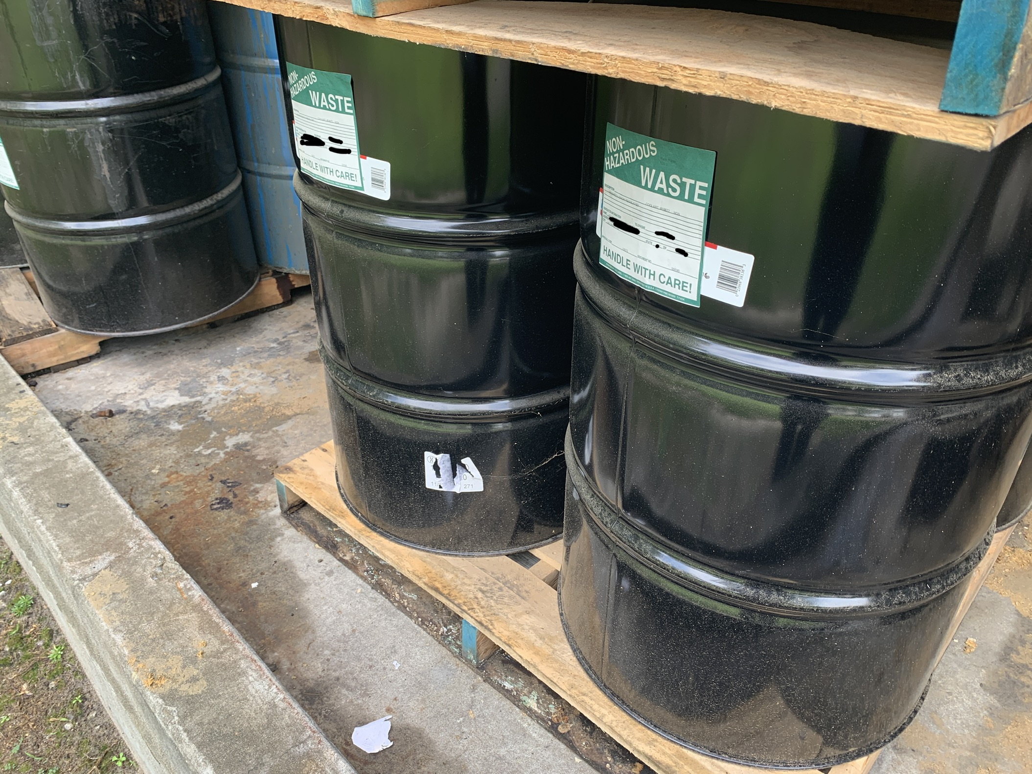 Hazardous Waste Disposal drum labeled