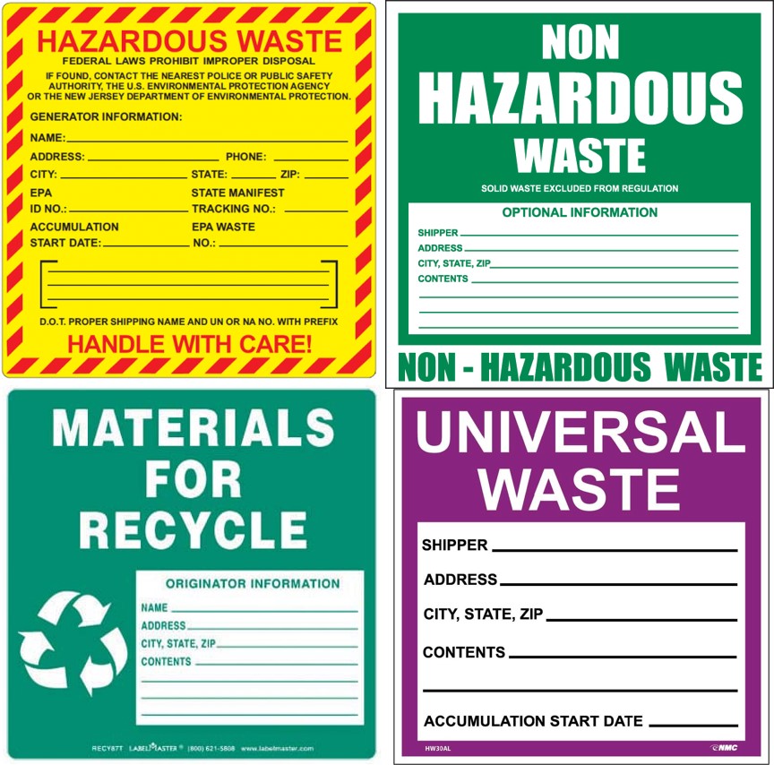 Hazardous Waste Markings