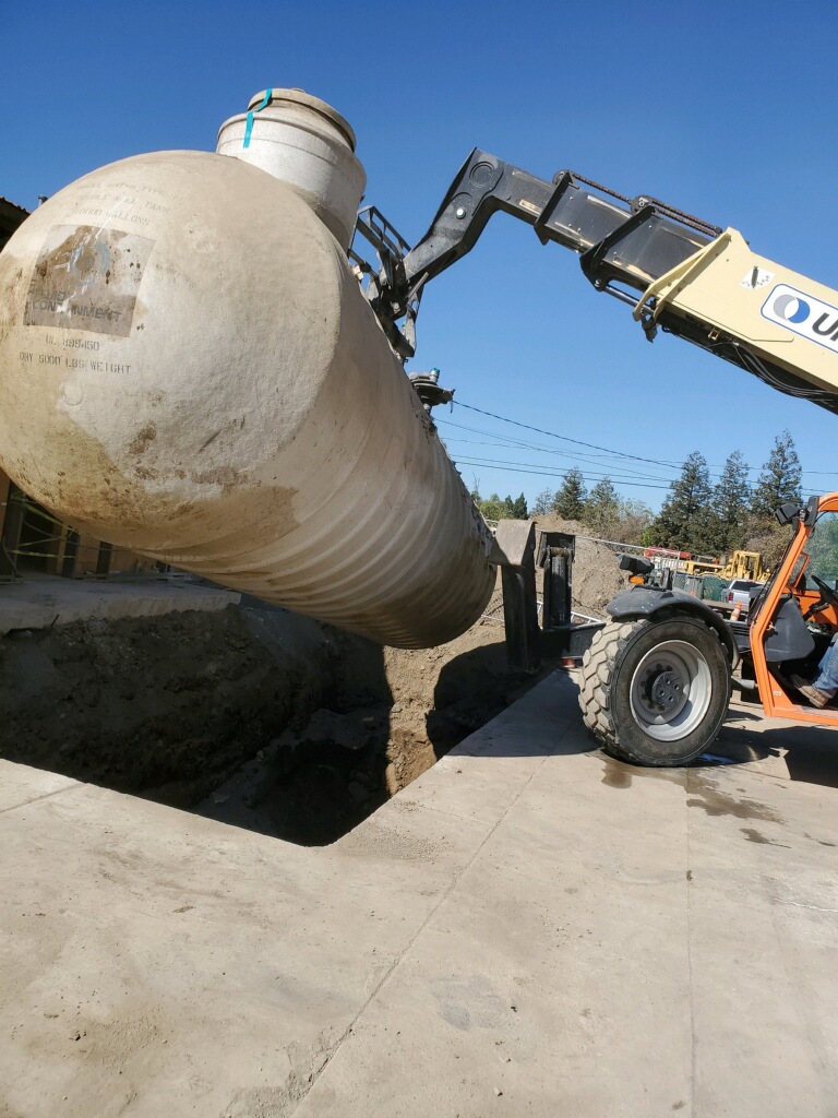 Underground storage tank removal