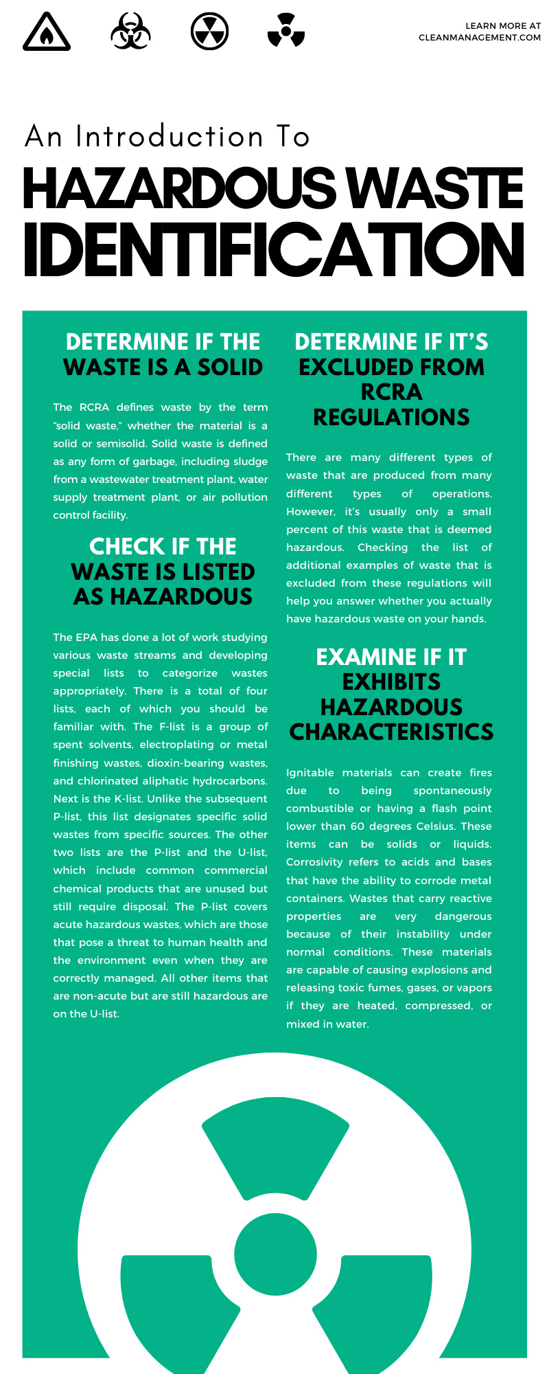 An Introduction To Hazardous Waste Identification