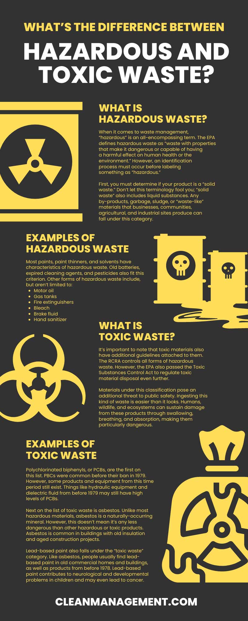 What's the Difference Between Hazardous and Toxic Waste?