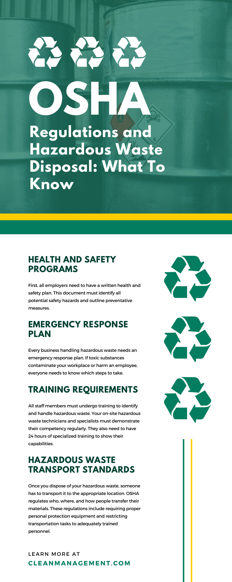 OSHA Regulations and Hazardous Waste Disposal: What To Know
