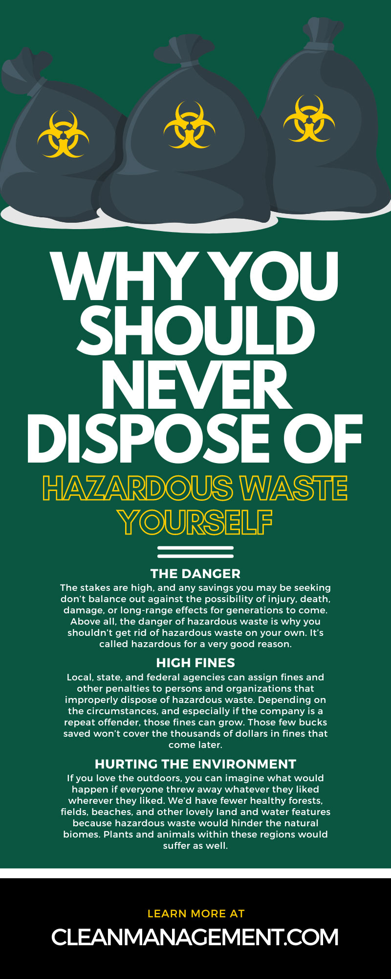 Why You Should Never Dispose of Hazardous Waste Yourself