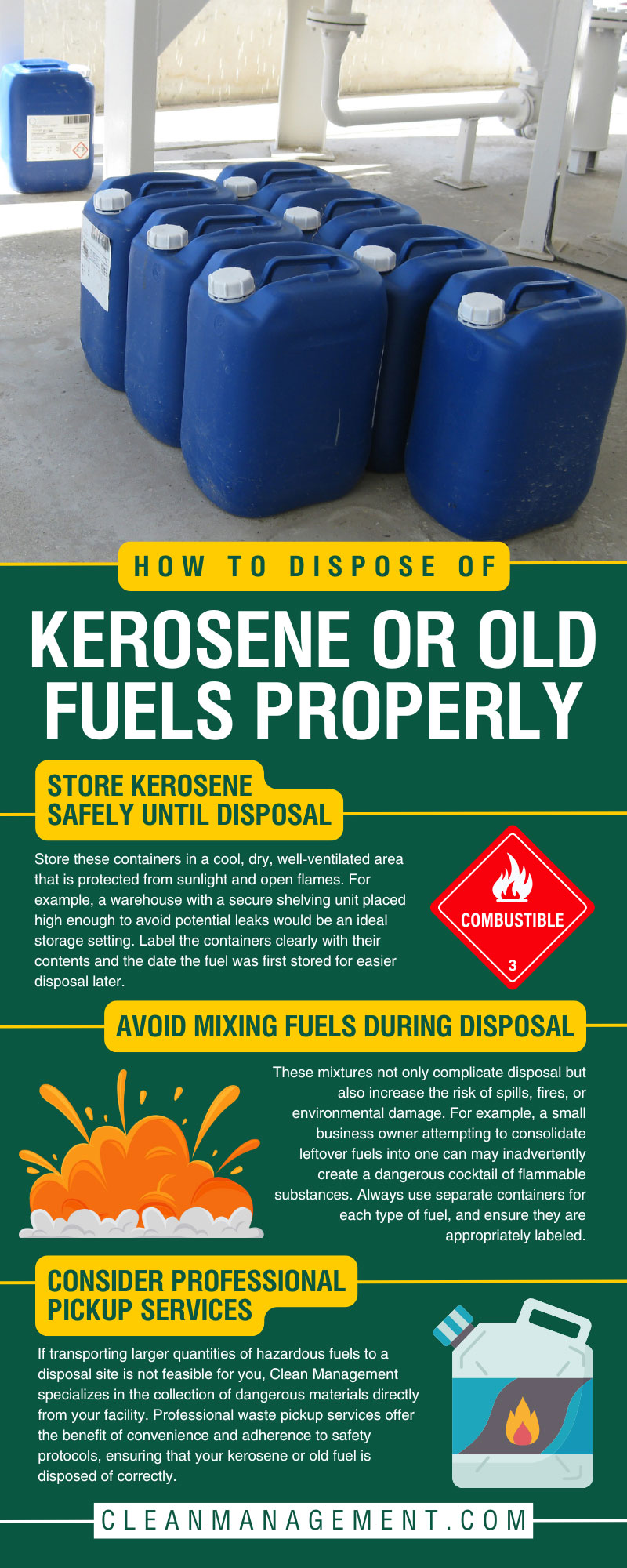 How To Dispose of Kerosene or Old Fuels Properly