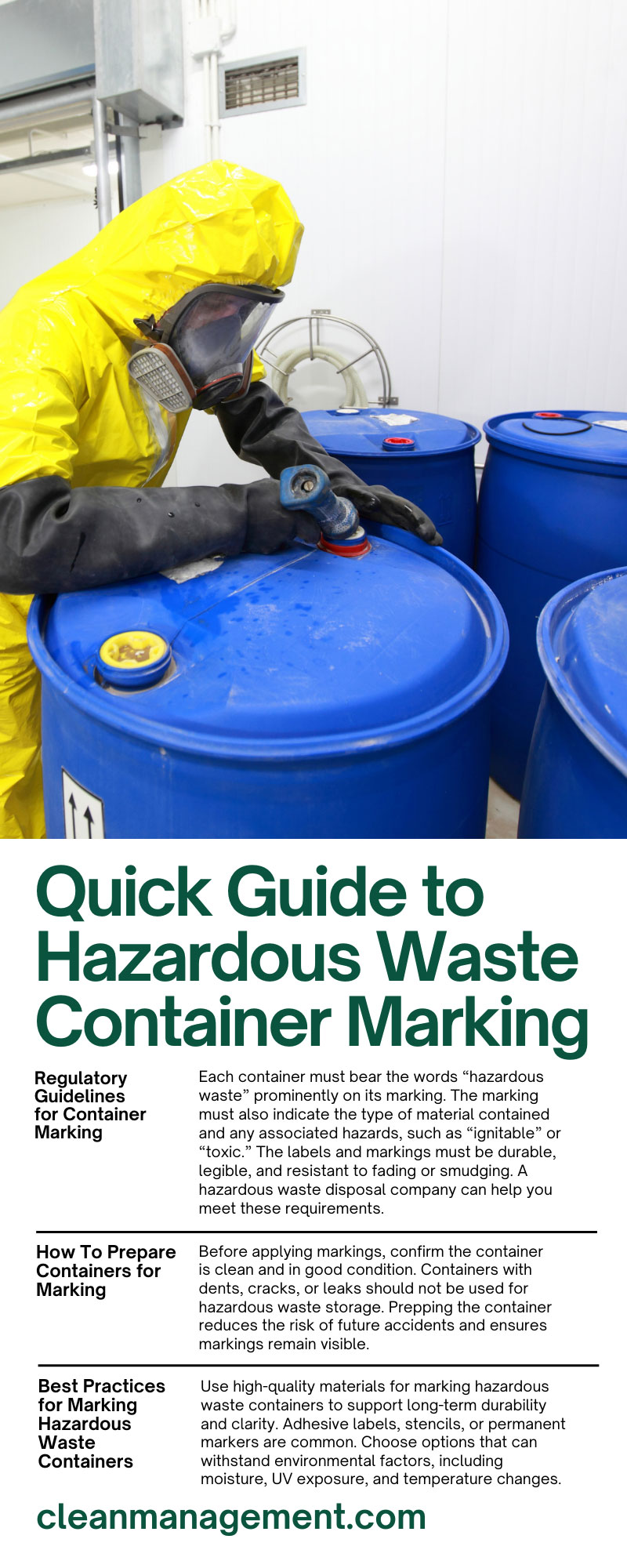 A Quick Guide to Hazardous Waste Container Marking